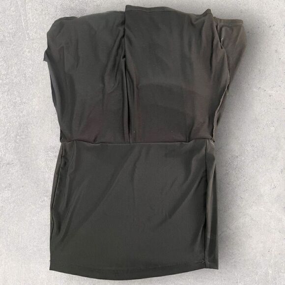 Sleeveless mock wrap dress size medium no brand - Picture 3 of 4